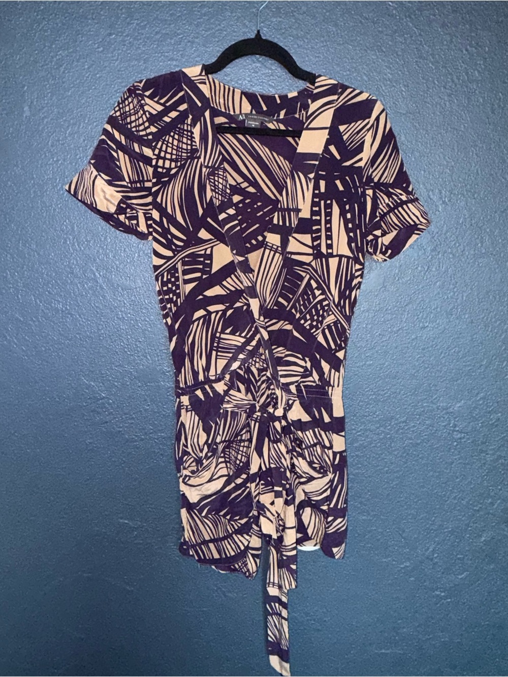 Armani Exchange 100% silk romper
